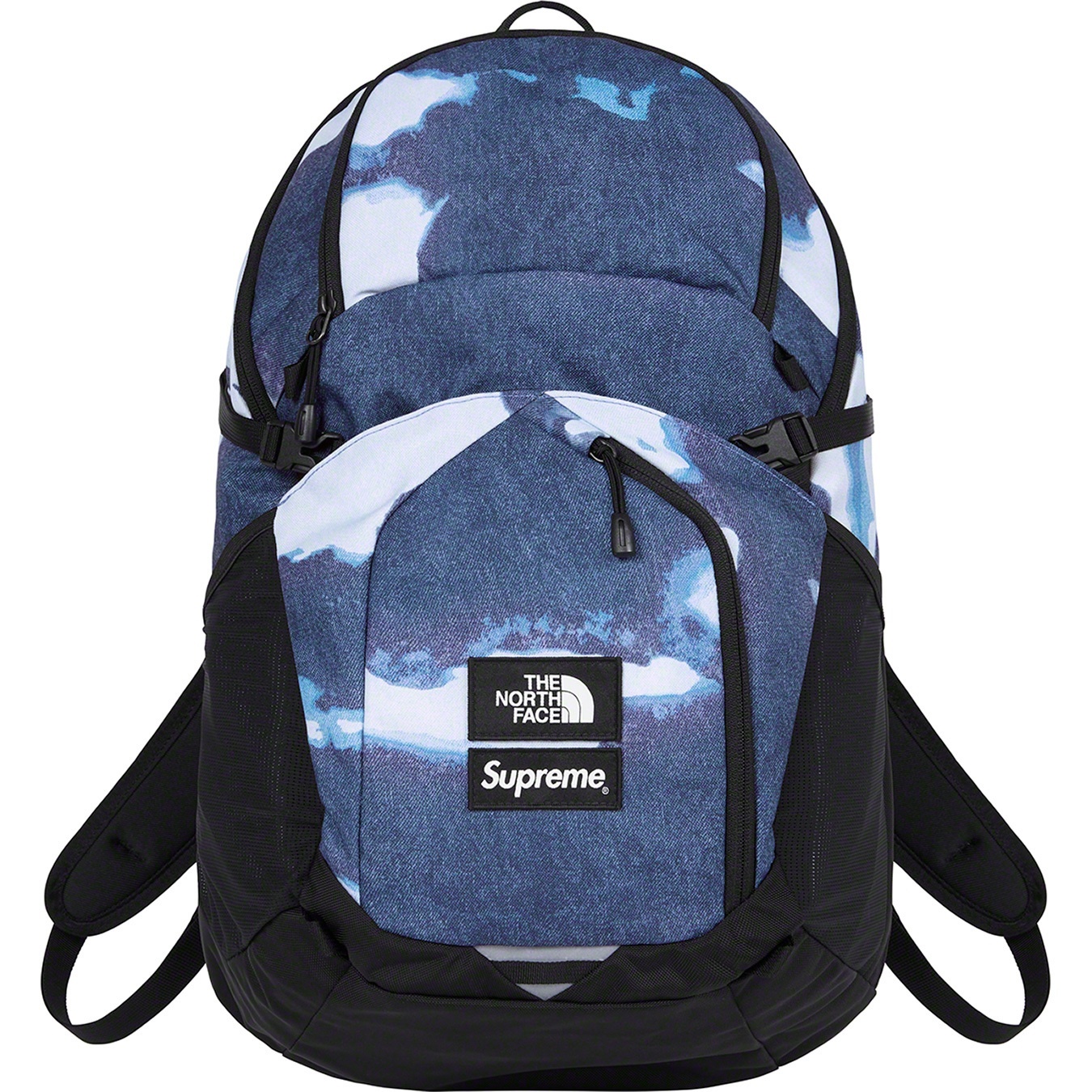 Supreme®/The North Face® Bleached Denim Print Pocono Backpack view 3